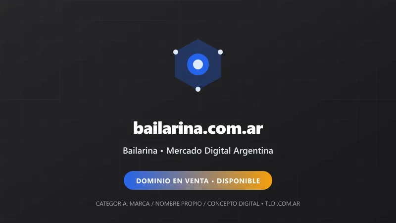 Identidad gráfica y activo digital para Bailarina en Argentina